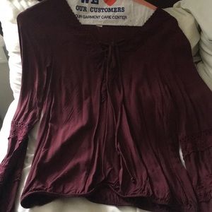 Pacsun bohemian lace top